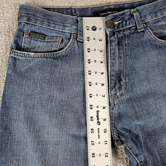 Calvin Klein‎ Jeans Straight Leg Mens Size 32X27.5 Blue Denim Medium Wash - Picture 4 of 8